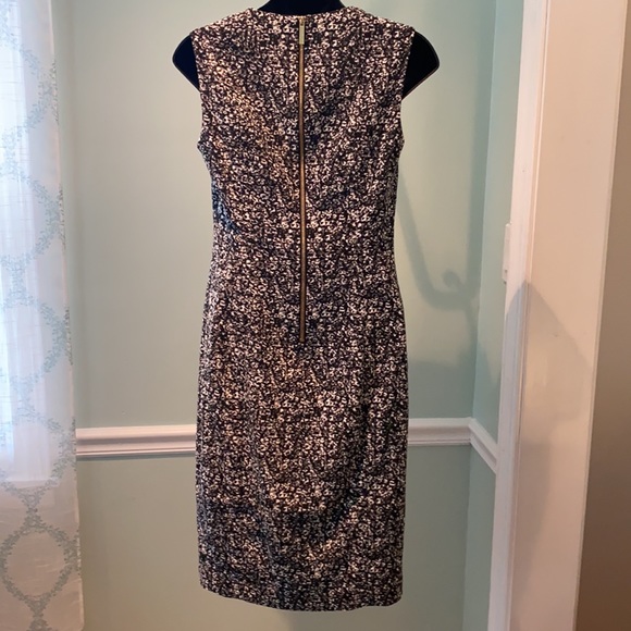 Calvin Klein black/white print dress size 4 - Picture 3 of 8